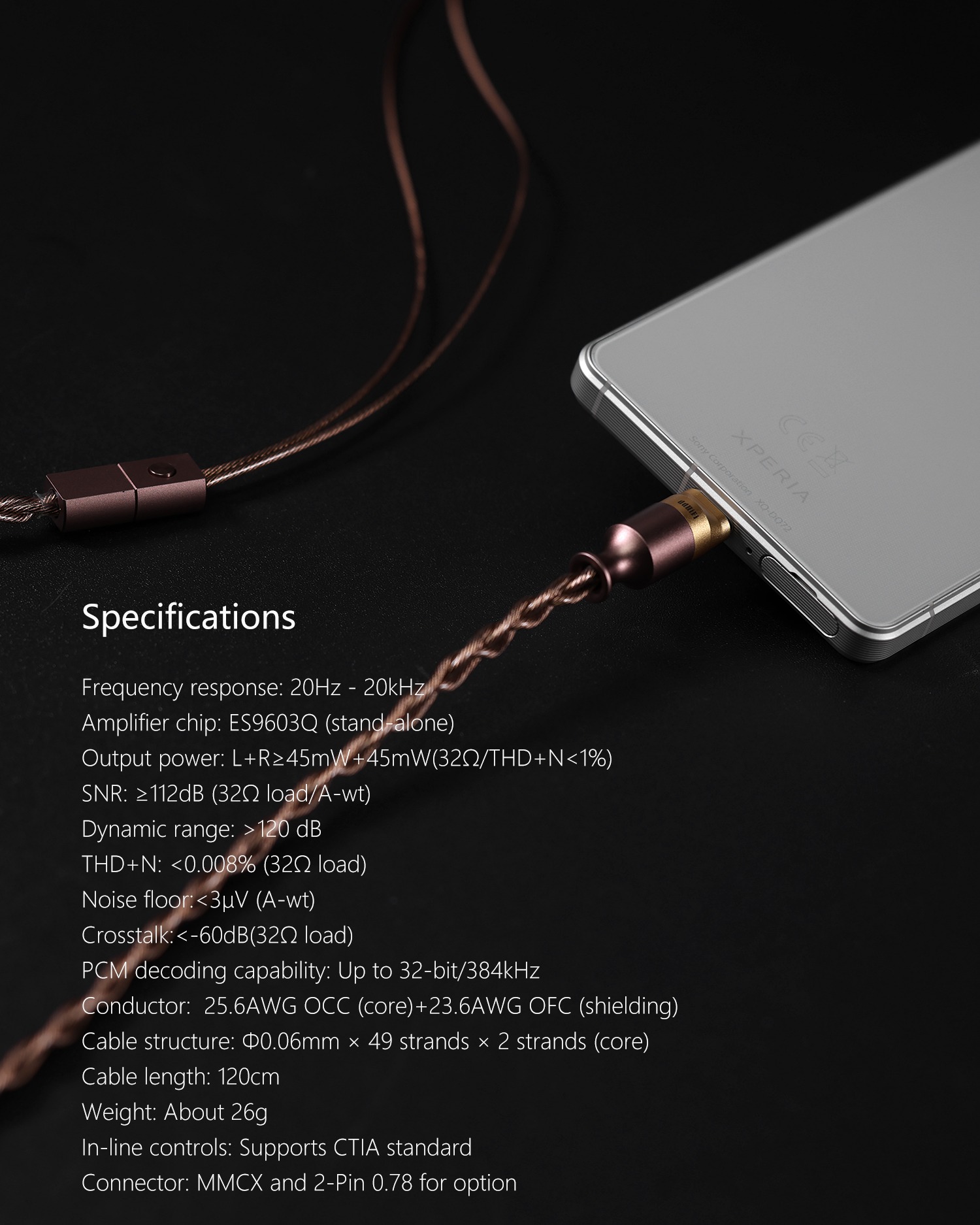 ddHiFi M130B Coffee Cable